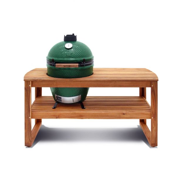 Table acacia large ( 1,50,60,8 ) sans roue - Big Green Egg