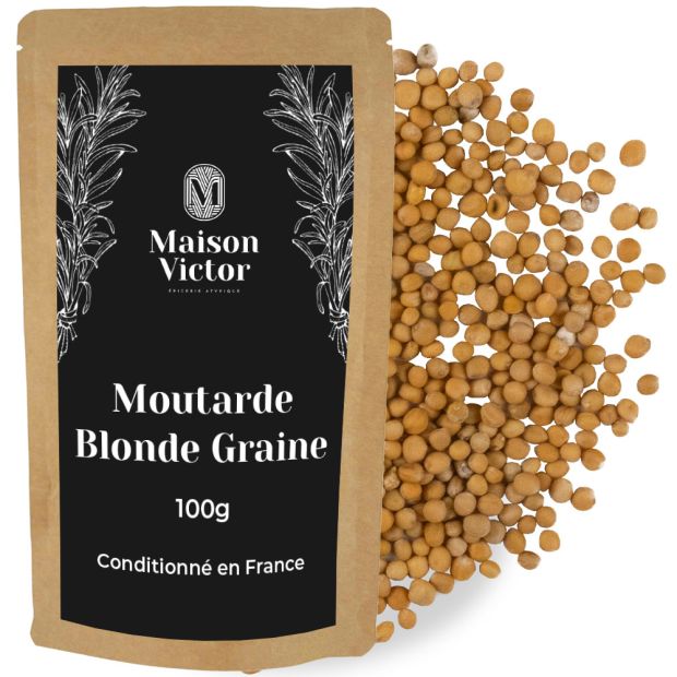 Moutarde blonde graine