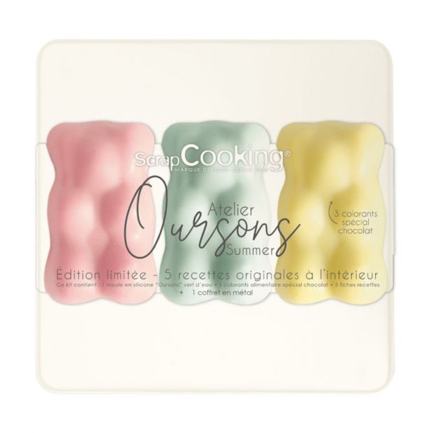 Coffret Oursons Summer - Scrapcooking