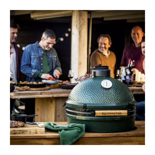 Large - ensemble egg + table eucalyptus (dim 150 x60 cm) - Big Green Egg