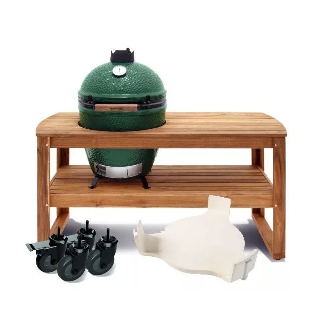 Large - ensemble egg + table eucalyptus (dim 150 x60 cm) - Big Green Egg