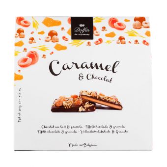 Caramel & Chocolat au Lait et Granola 200g - Dolfin