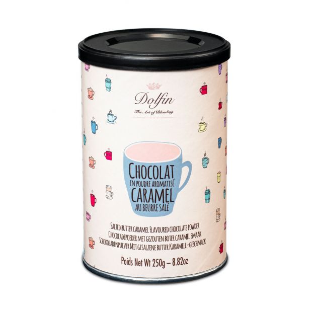 Chocolat en Poudre Caramel Beurre Salé 250g - Dolfin