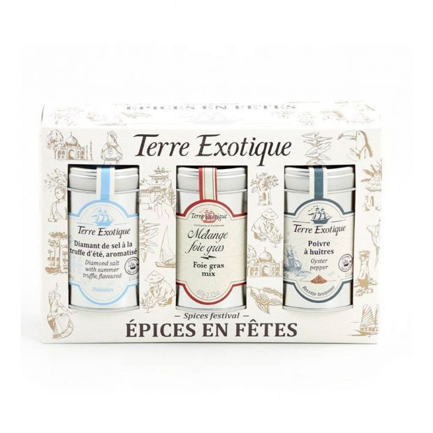 Coffret Epices En Fêtes 180g - Terre Exotique