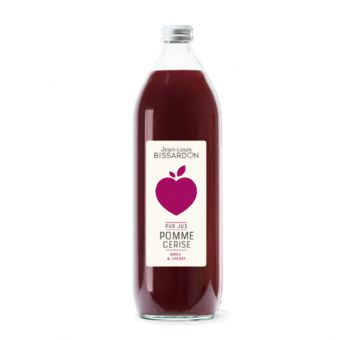 Jus de pomme cerise 100 cl - Bissardon 