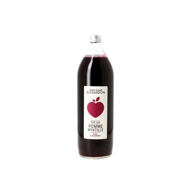 Jus de pomme myrtille 100 cl - Bissardon