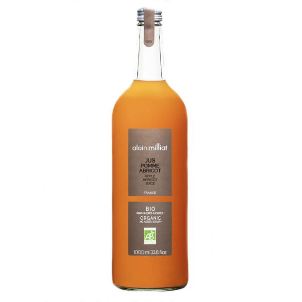 Jus de pomme abricot bio 100 cl -Alain Milliat