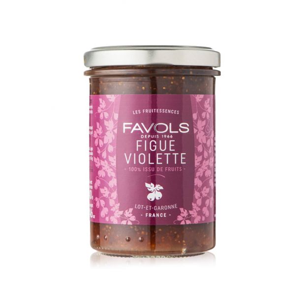 Confiture figue violette 100% fruits 240g - Favols