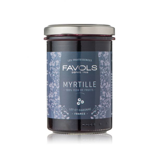 Confiture de Myrtille 100% Fruits 240 g - Favols