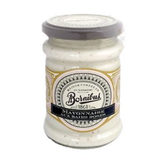 Mayonnaise aux baies roses 220 g - Bornibus