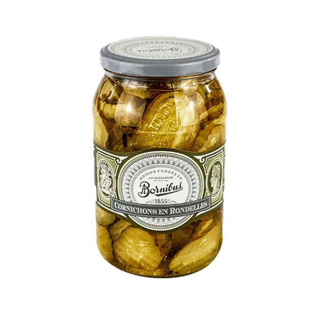 Cornichons en Rondelles 470 g - Bornibus