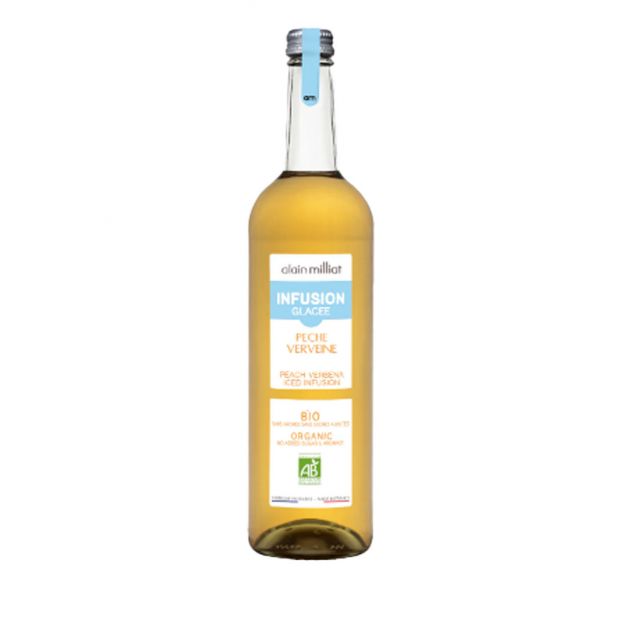 Infusion Glacée Pêche Verveine Bio 75 cl - Alain Milliat