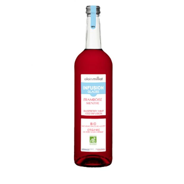 Infusion Glacée Framboise Menthe Bio 75 cl - Alain Milliat