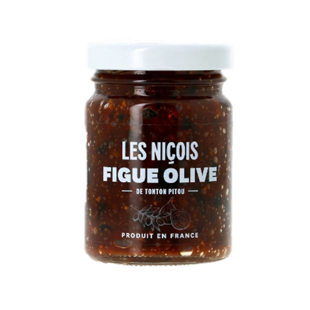 Figue Olive de Tonton Pitou 100 g - Les Niçois