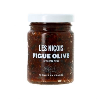 Figue Olive de Tonton Pitou 100 g - Les Niçois