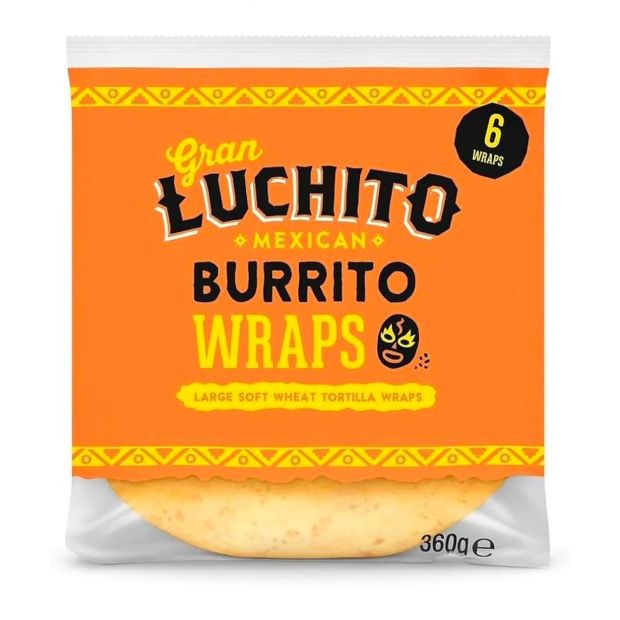 Burrito Wraps 360 g - Gran Luchito