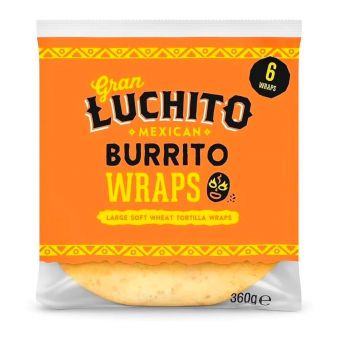 Burrito Wraps 360 g - Gran Luchito