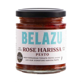 Pesto Rouge et Harissa à la Rose 165 g - Belazu