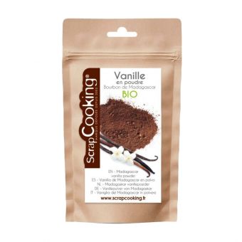 Poudre de Vanille Bourbon Bio 8 g - Scrapcooking