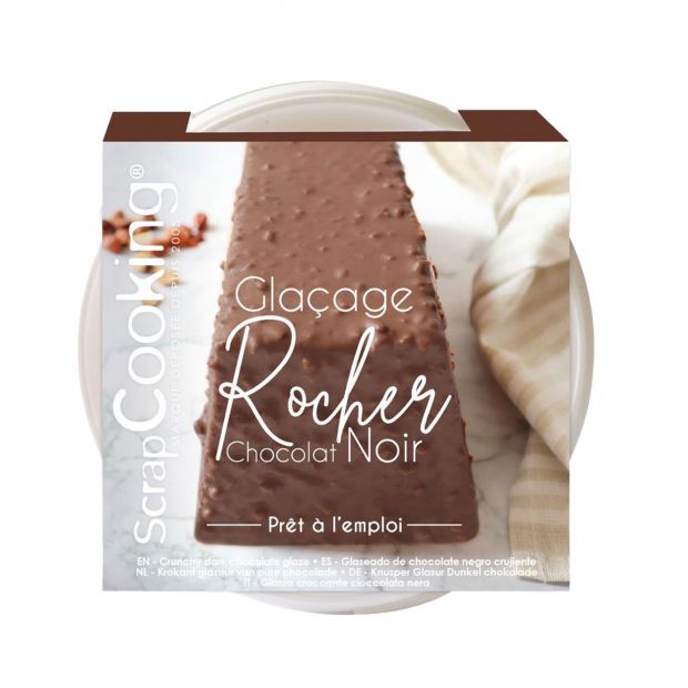 Glacage Rocher Chocolat Noir 400 g - Scrapcooking