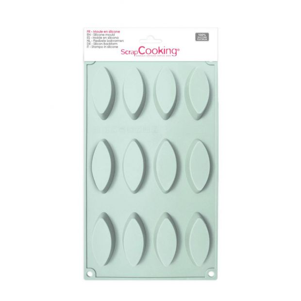 Moule Silicone 12 Barquettes - Scrapcooking