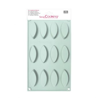 Moule Silicone 12 Barquettes - Scrapcooking