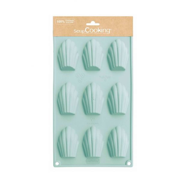 Moule Silicone 9 Madeleines - Scrapcooking