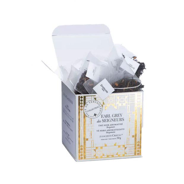 25 Sachets Cristal Earl Grey Des Seigneurs - Dammann Frères